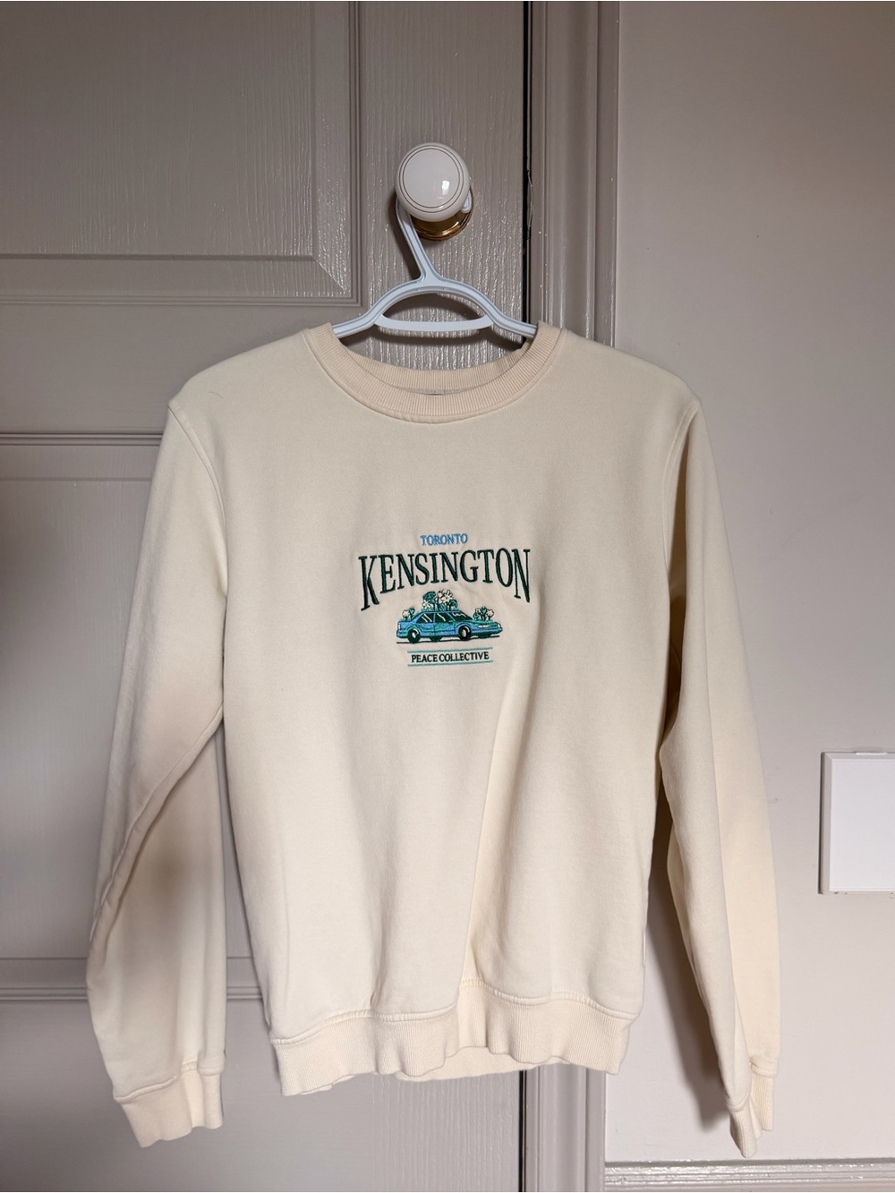 Peace Collective Cream Crewneck Sweatshirt